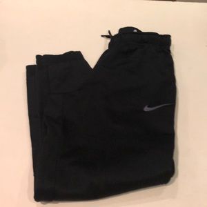 Boys black nike sweat pants
